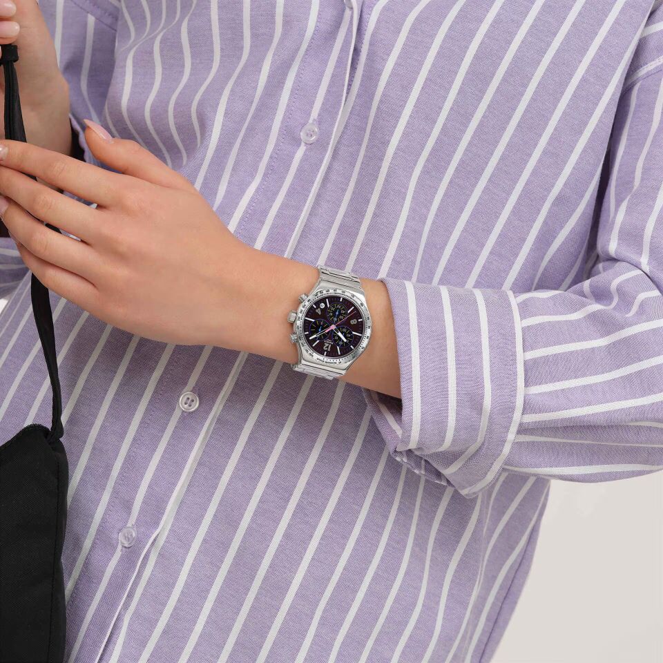 Swatch Yvs533g Purple Glow Kol Saati
