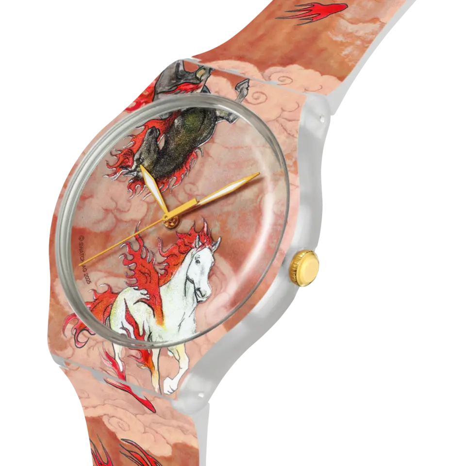 Swatch Suoz369 Riding The Clouds Kol Saati