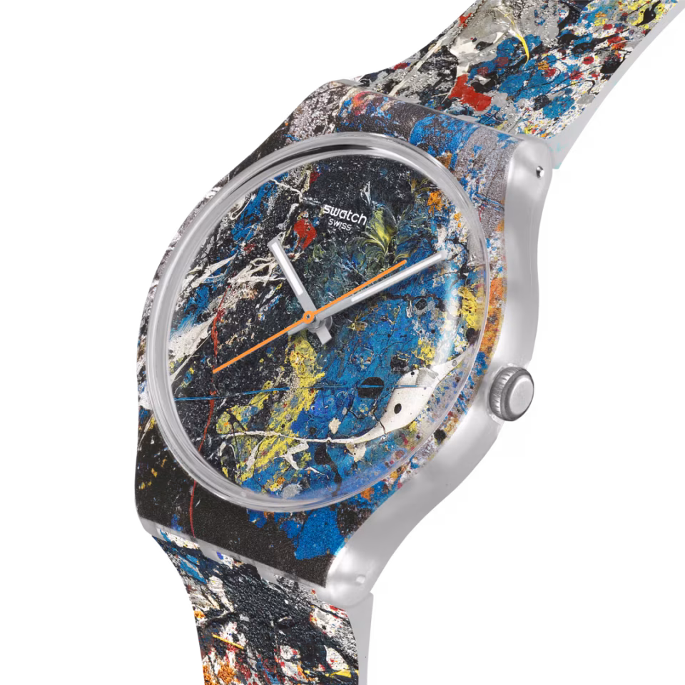 Swatch Suoz366 Pollock's Alchemy SUOZ366