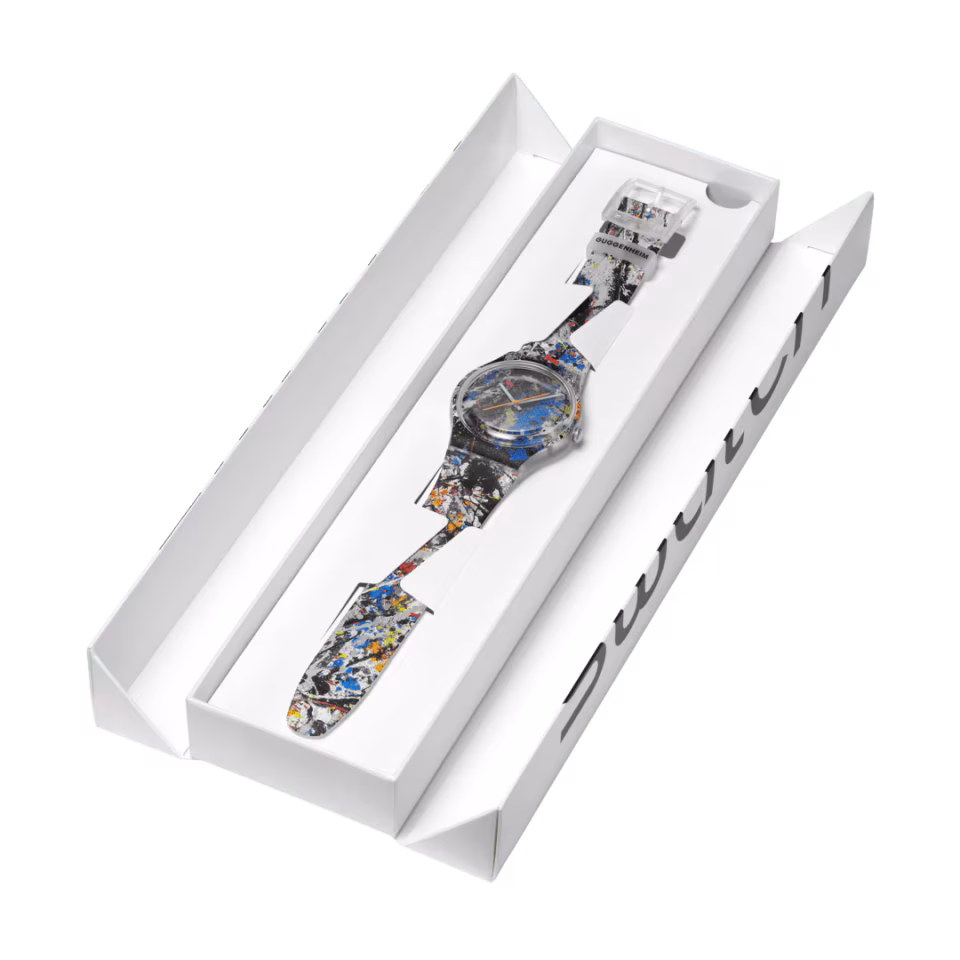 Swatch Suoz366 Pollock's Alchemy SUOZ366