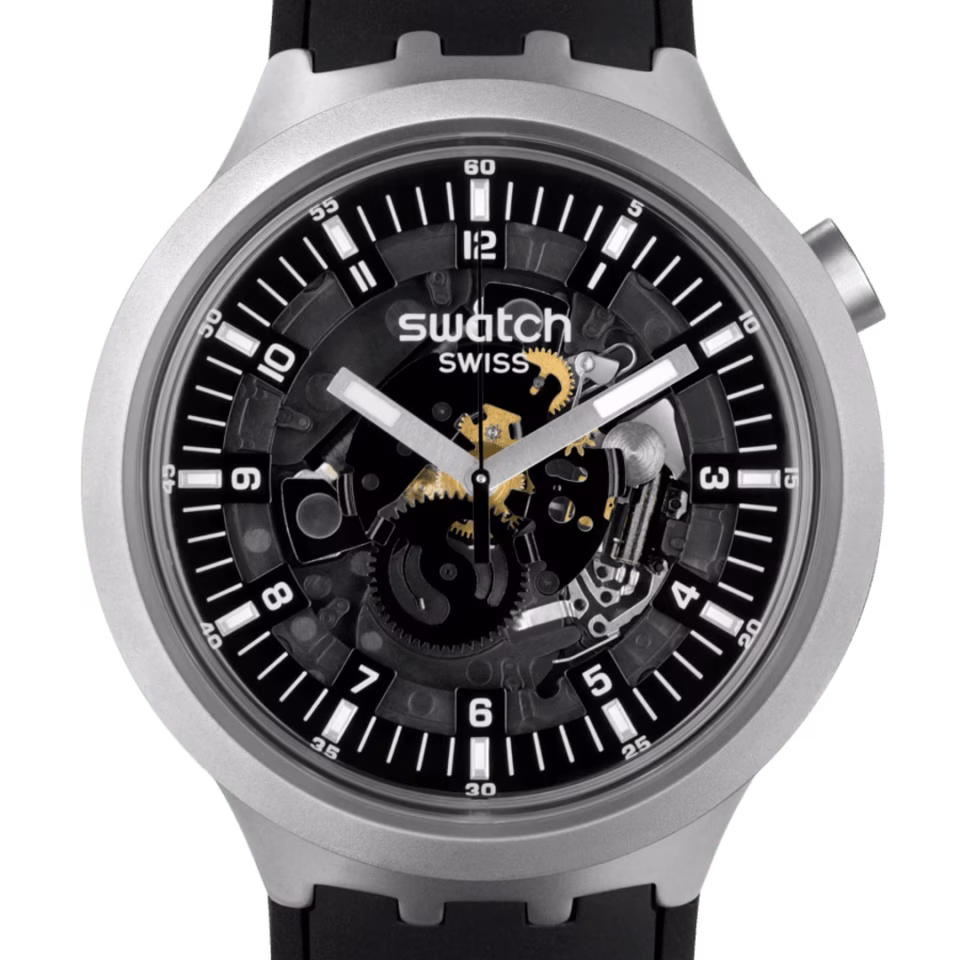 Swatch Big Bold Irony Sb07s105 Dark Irony Erkek Kol Saati