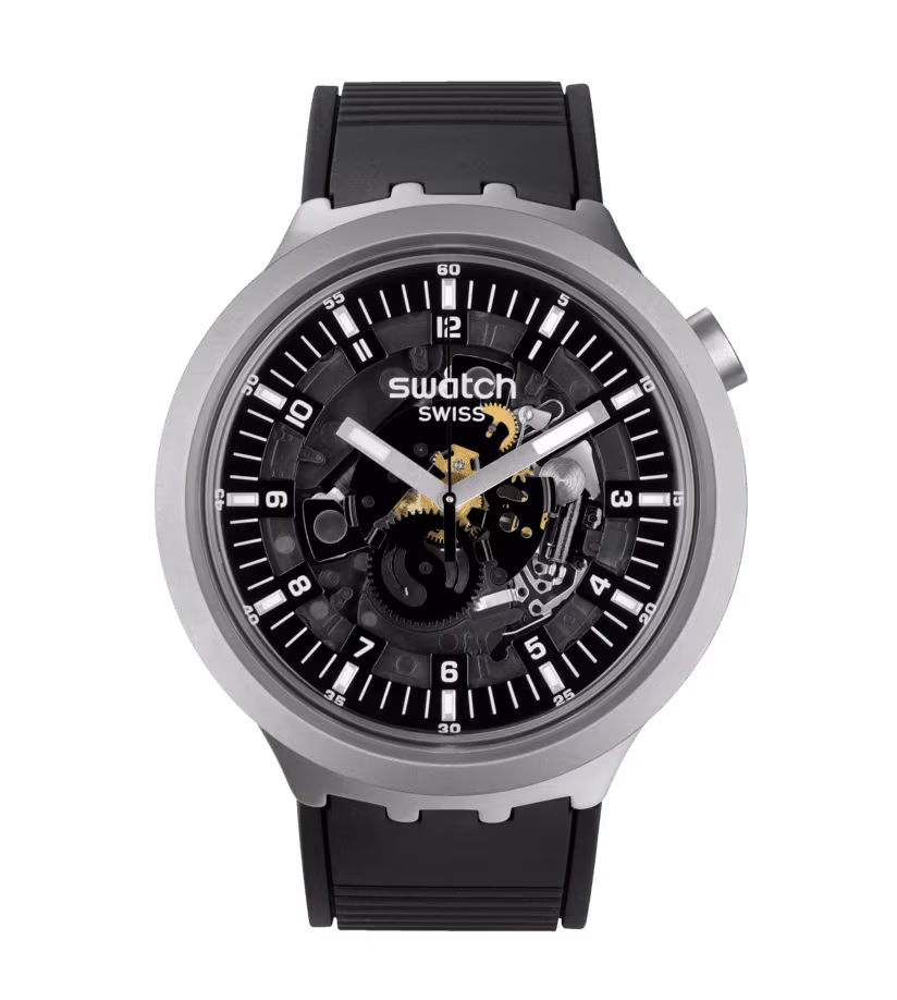 Swatch Big Bold Irony Sb07s105 Dark Irony Erkek Kol Saati