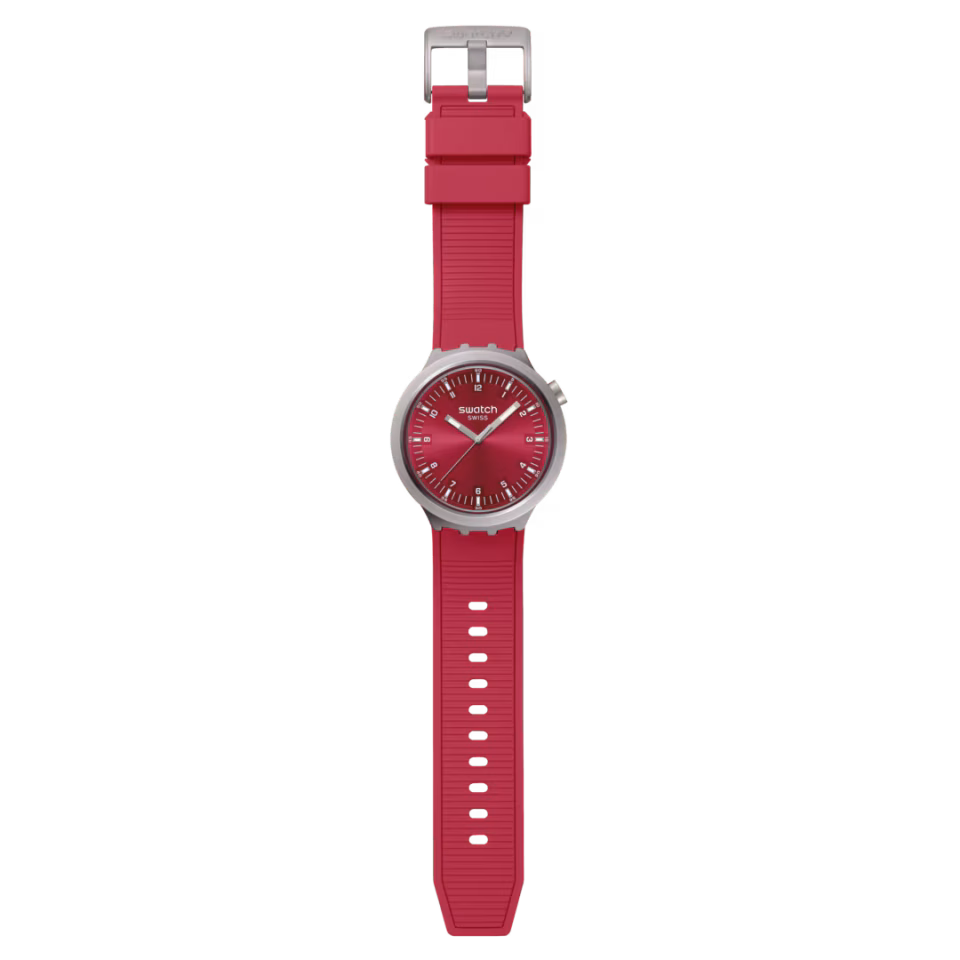 Swatch Sb07s104 Scarlet Shimmer Erkek Kol Saati SB07S104