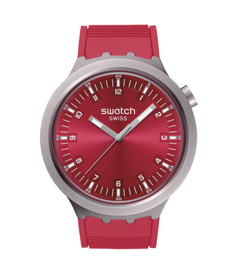 Swatch Sb07s104 Scarlet Shimmer Erkek Kol Saati SB07S104