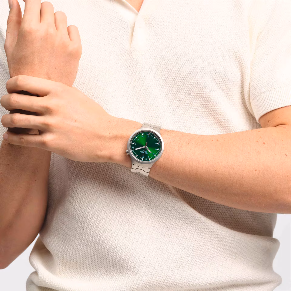 Swatch Sb07s101g Forest Face Big Bold Irony
