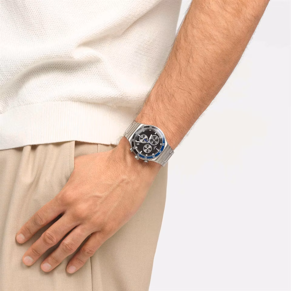 Swatch Yvs507g Dark Blue Irony Erkek Kol Saati