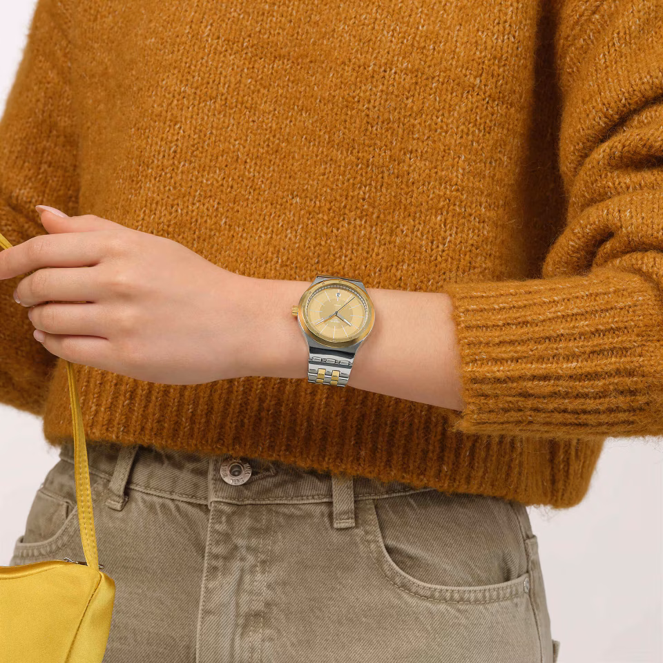 Swatch Yis437g Goldcloak Mechanism Otomatik SİSTEM 51 UNİSEX KOL SAATİ