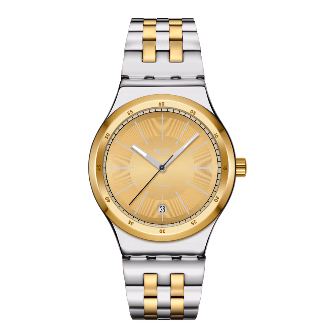 Swatch Yis437g Goldcloak Mechanism Otomatik SİSTEM 51 UNİSEX KOL SAATİ