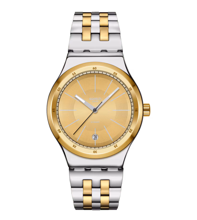 Swatch Yis437g Goldcloak Mechanism Otomatik SİSTEM 51 UNİSEX KOL SAATİ